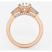 Round  Three-Stone Bridal